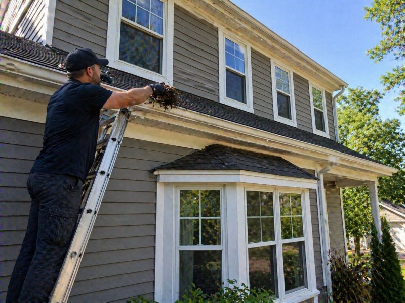 Eavestrough Clearing in Fredericksburg, VA