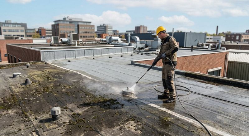 Rubber Roof Cleaning in Vancouver, WA