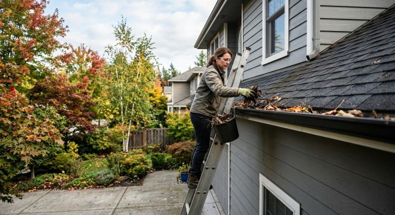 Clogged Gutter Clearing in Rochester, NY