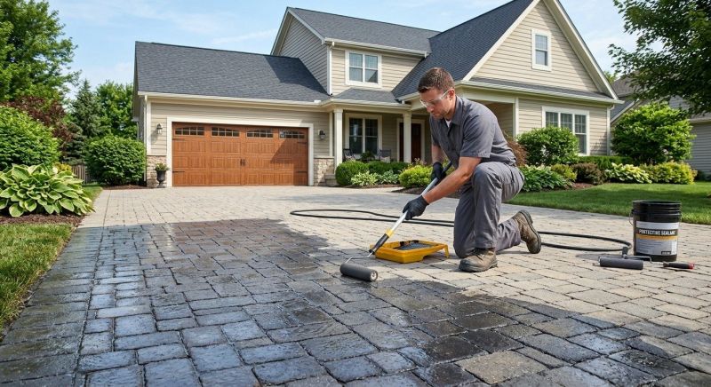 Concrete Driveway Sealing in Puyallup, WA
