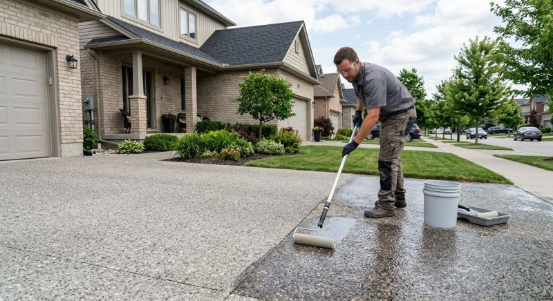 Concrete Driveway Sealing in Bellevue, WA