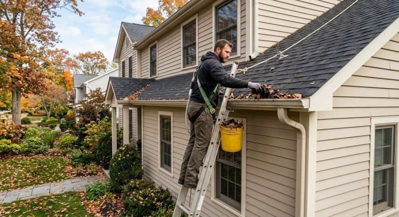 Rain Gutter Clearing in Fredericksburg, VA